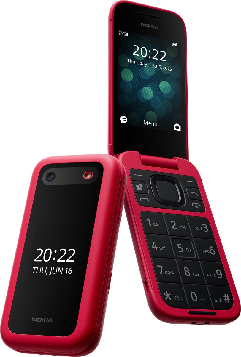 Nokia 2660 Flip 4G TA-1469 DS, Red + Cradle | Hinnavaatlus ...