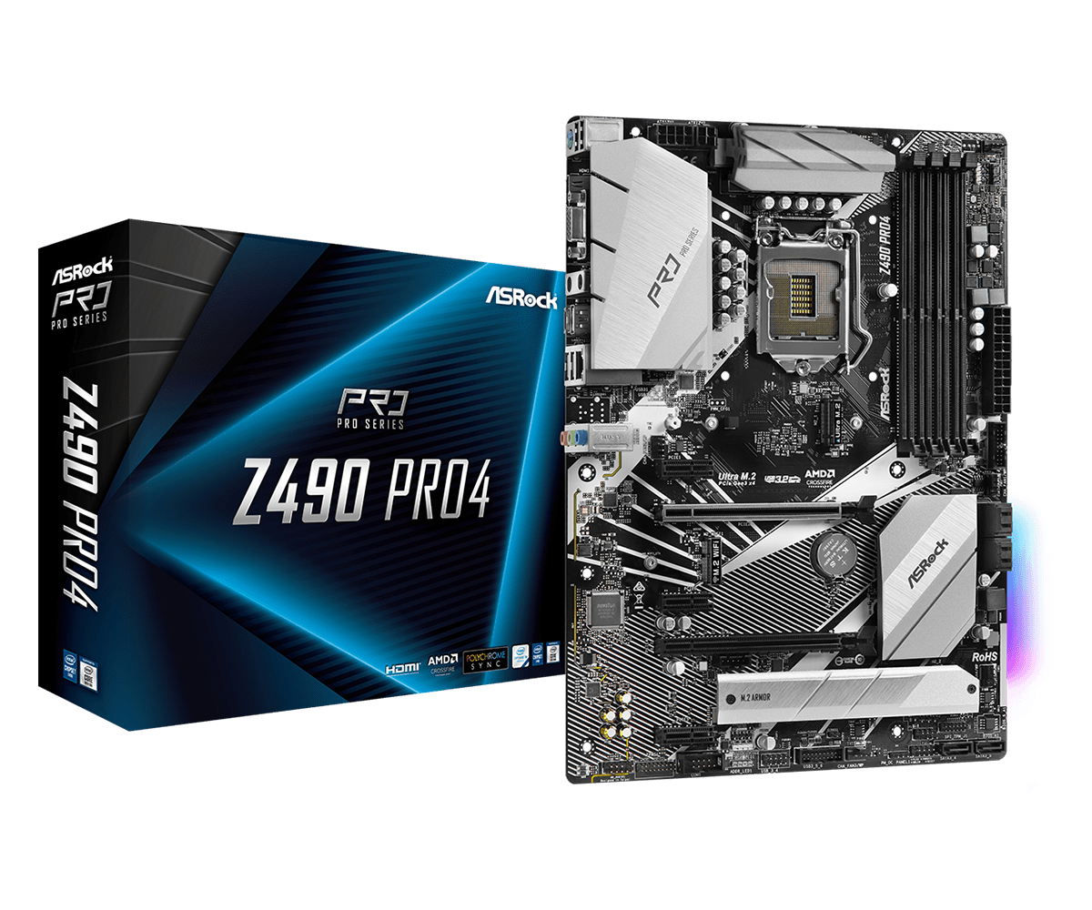 Asrock z490 pro4 совместимость процессоров