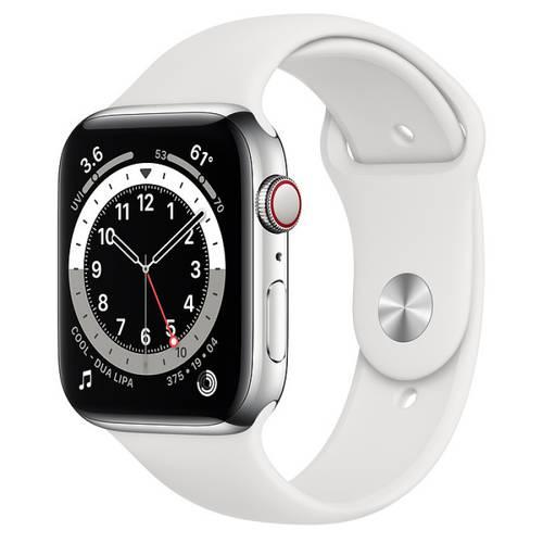 Apple Watch Series 6 GPS Cellular 44mm Stainless Steel Case