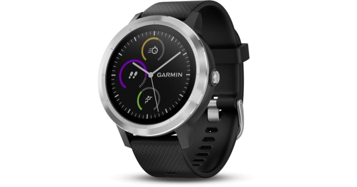 garmin vivoactive 3 black with stainless hardware