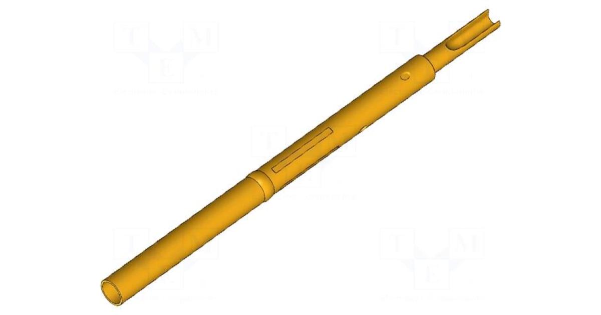 INGUN Test probe socket | Contact plating: gold-plated | KS-100 | L ...