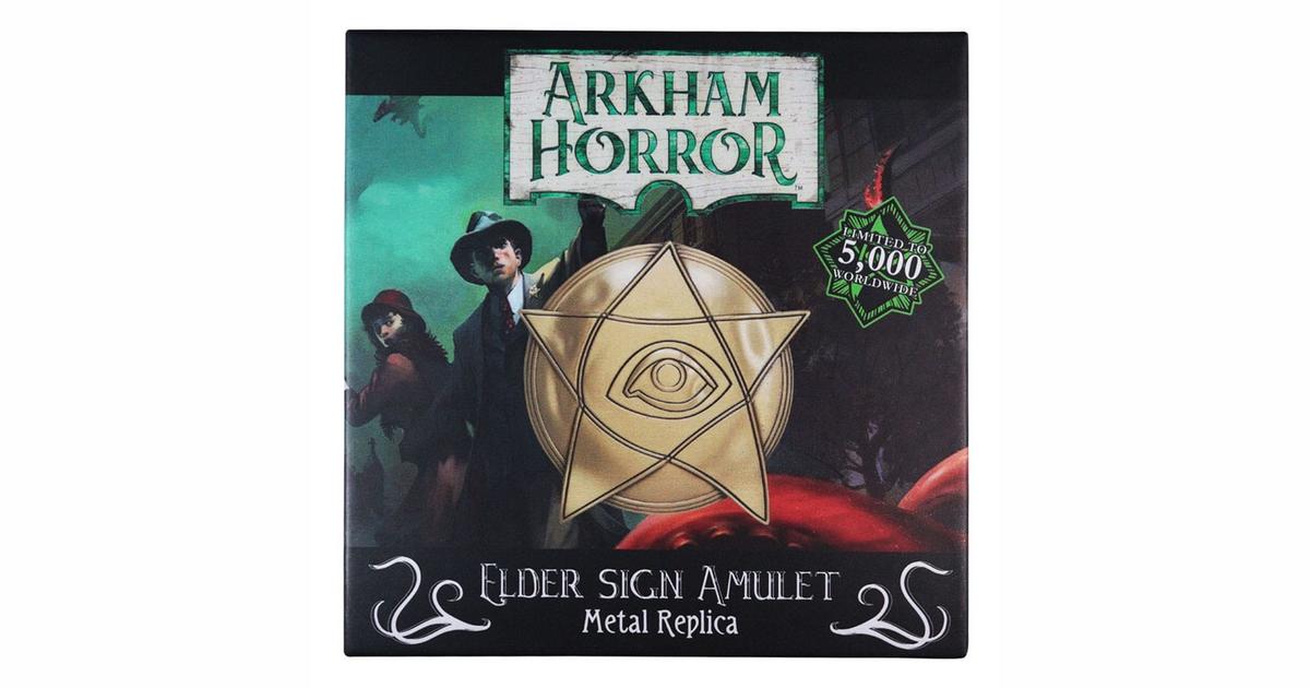 Fanattik Arkham Horror Limited Edition Replica Elder Sign Amulet Medallion