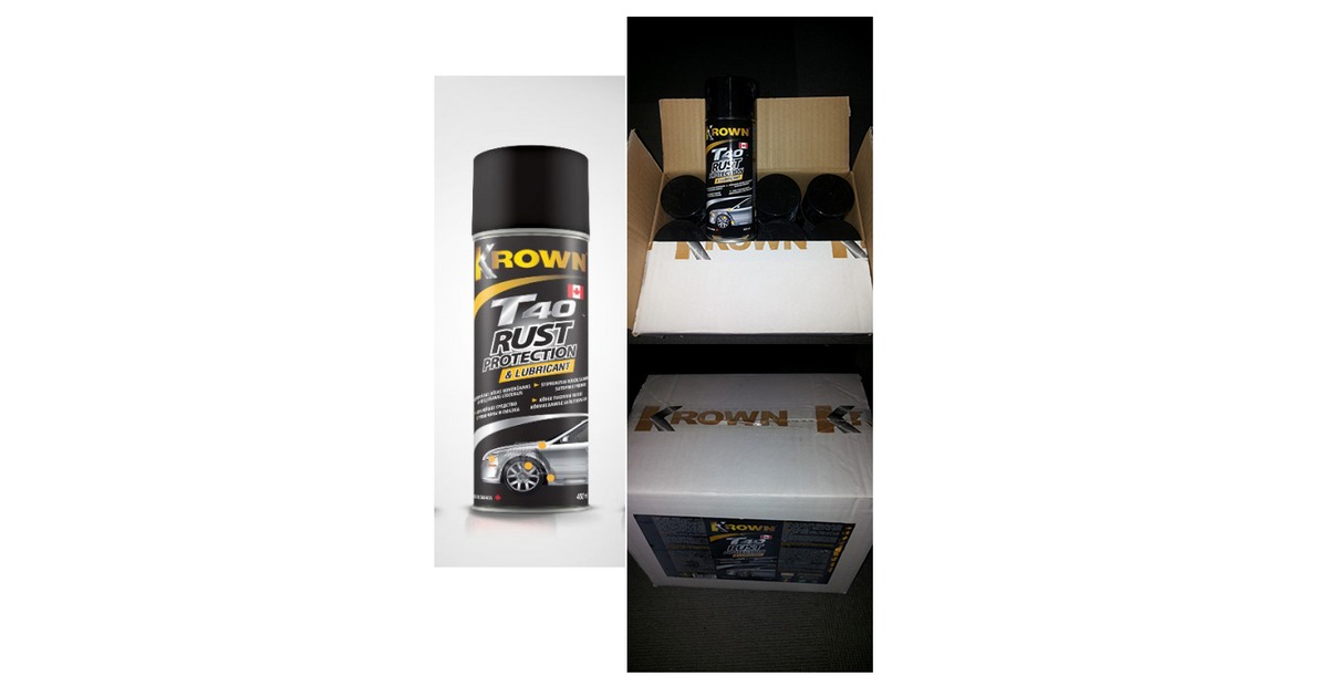Krown T40 Rooste Inhibiitor ja Määrdeaine (400ml aerosool) 12tk karbis ...