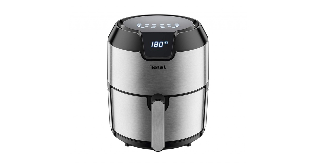 TEFAL EY401D Easy Fry Hot Air Deep Fryer Stainless Steel Black