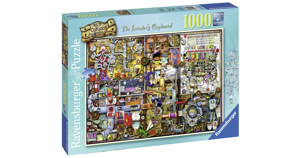Ravensburger Puzzle Colin Thompson The Inventor Cupboard 1000pcs 195978 ...