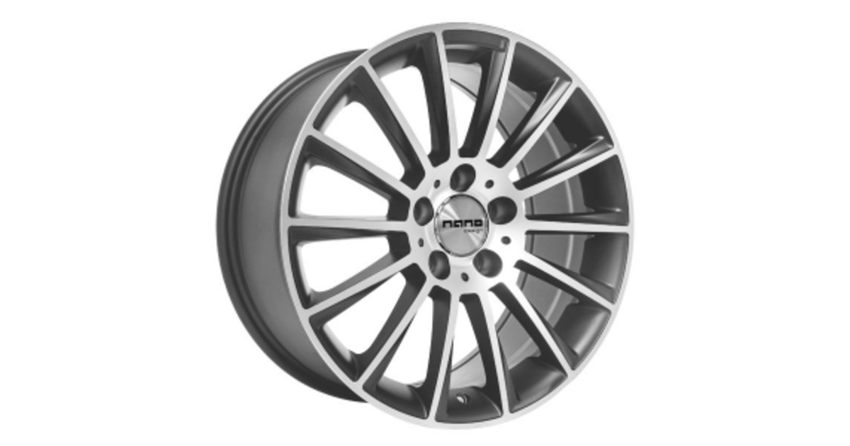 Диски Брабус. Nano bk377 Silver. Диски для Зафира лайф 17.