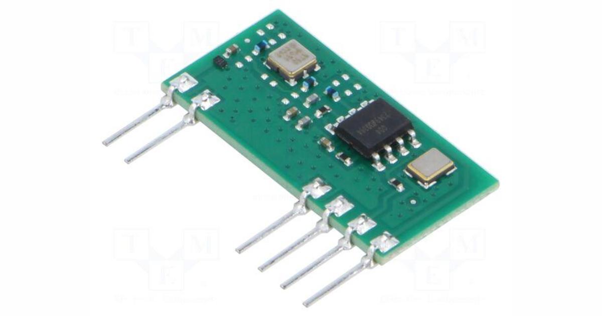AUREL Module: RF | FM receiver | OOK | 433.92MHz | -111dBm | 3VDC | 4 ...