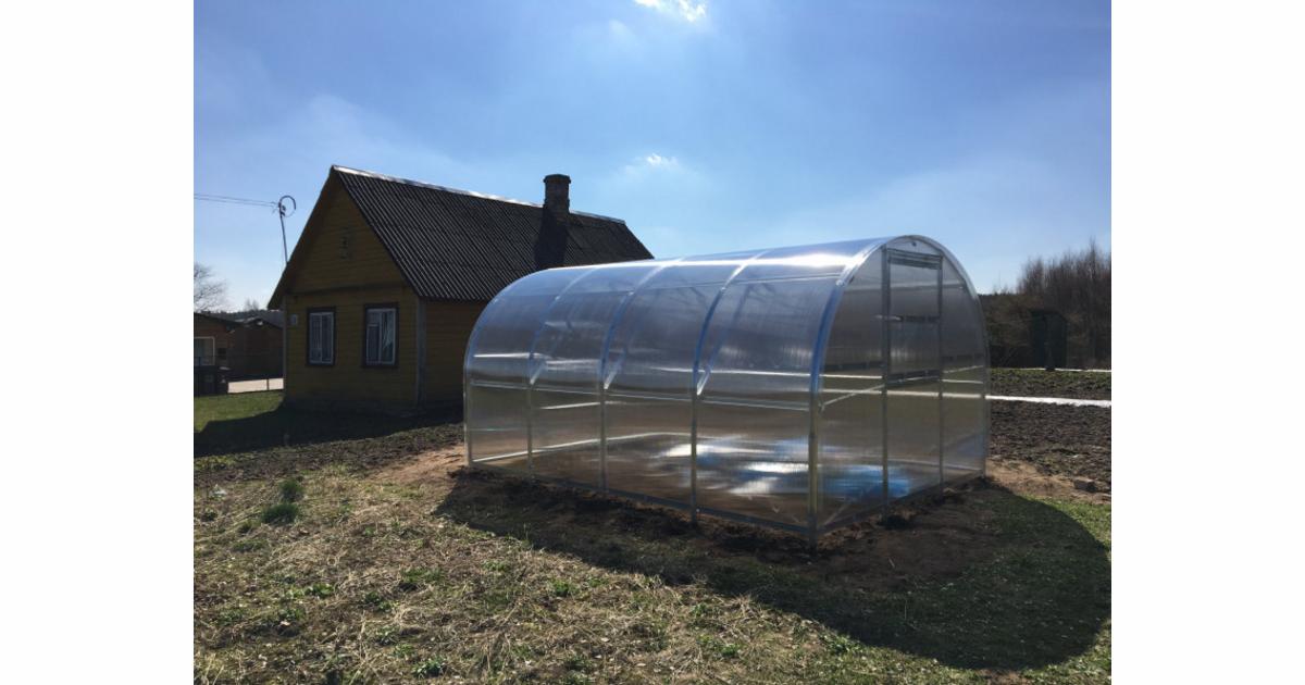 KLASIKA GREENHOUSE Kasvuhoone BALTIC LT 3 x 4m 6mm polükarbonaat