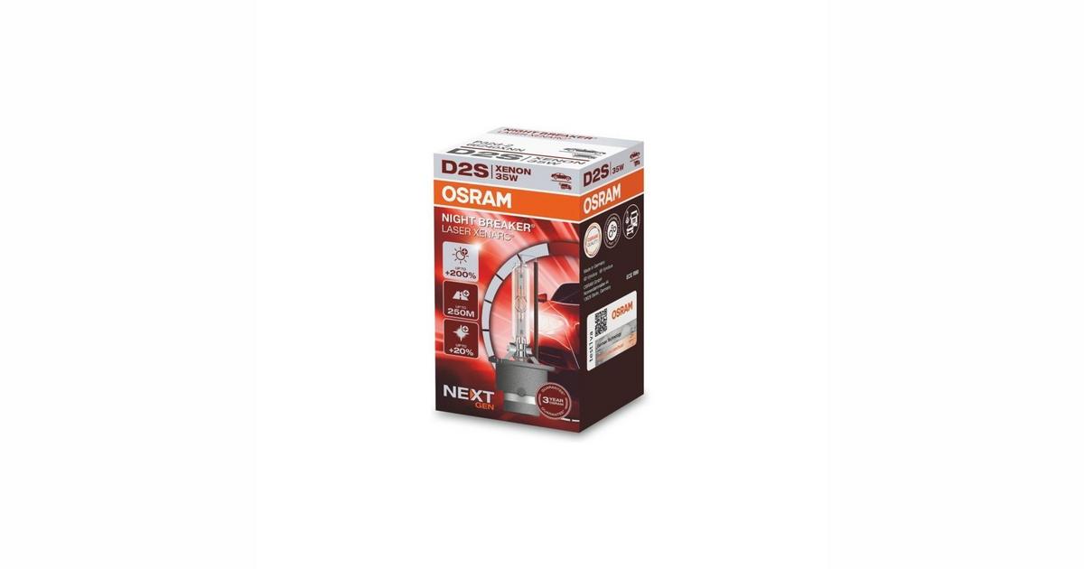 SALOME AUTO KSENOONLAMP OSRAM D2S XENARC NIGHT BREAKER LASER +200 1TK Hinnavaatlus
