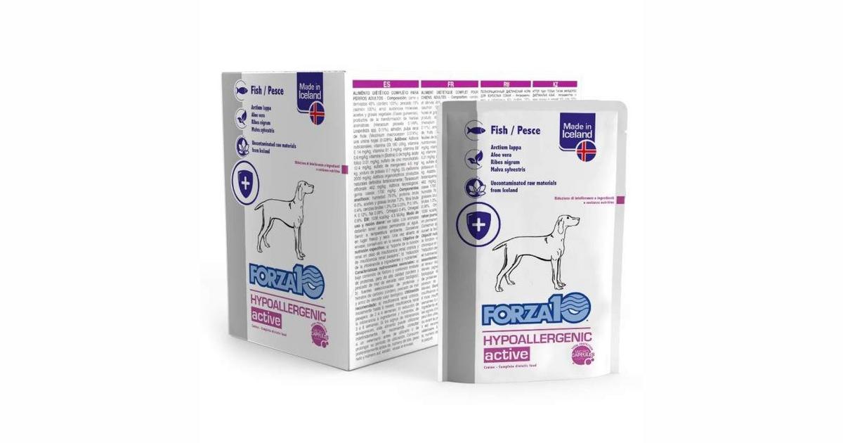 Forza10 Hypoallergenic ActiWet Fish märgtoit koertele, sööda ...