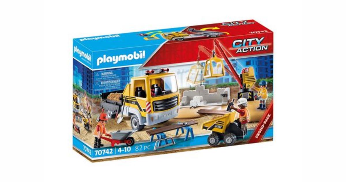 Playmobil - Construction Site With Flatbed Truck (70742) | Hinnavaatlus ...