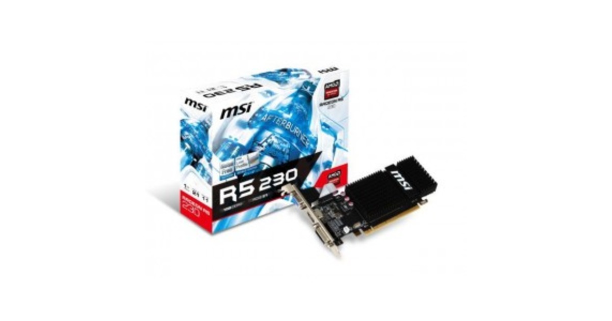 MSI AMD Radeon R5 230 | 1 GB | 64 bit | PCIE 2.1 16x | GDDR3 | Memory ...