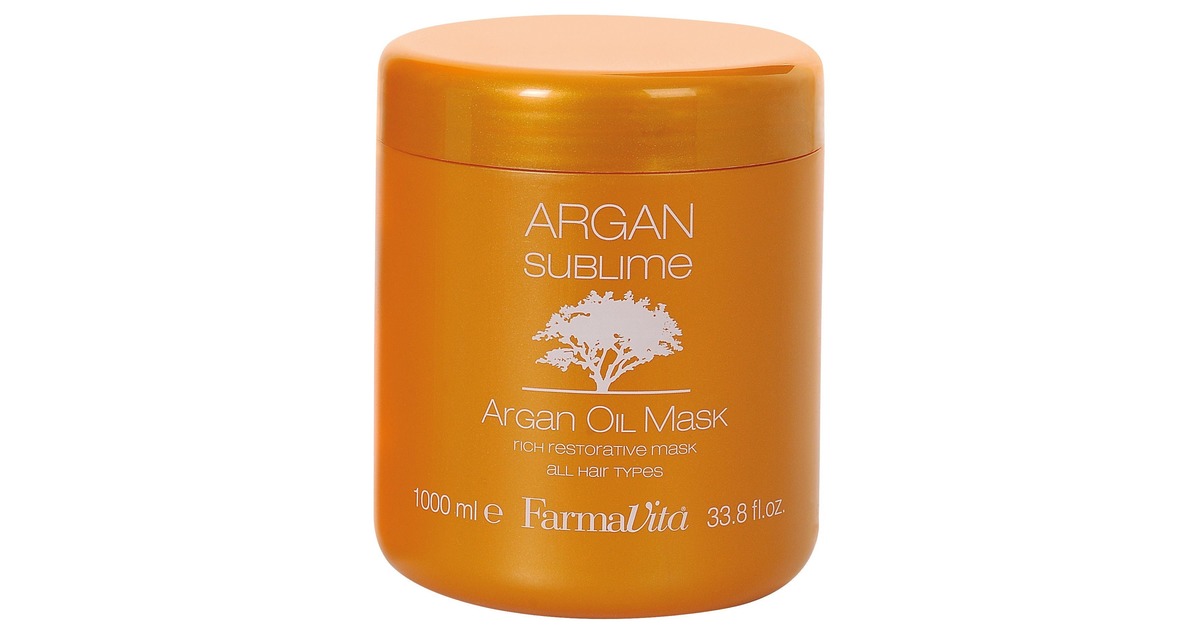 Маска для волос farmavita argan sublime с аргановым маслом