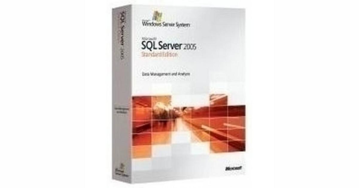 Microsoft SQL Server 2005 Standard Edition, Win32 English SA OLV NL 3YR ...
