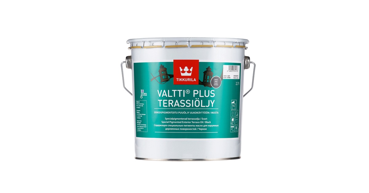 Tikkurila LI VALTTI PLUS TERASSI LJY MUST 2 7L Hinnavaatlus 