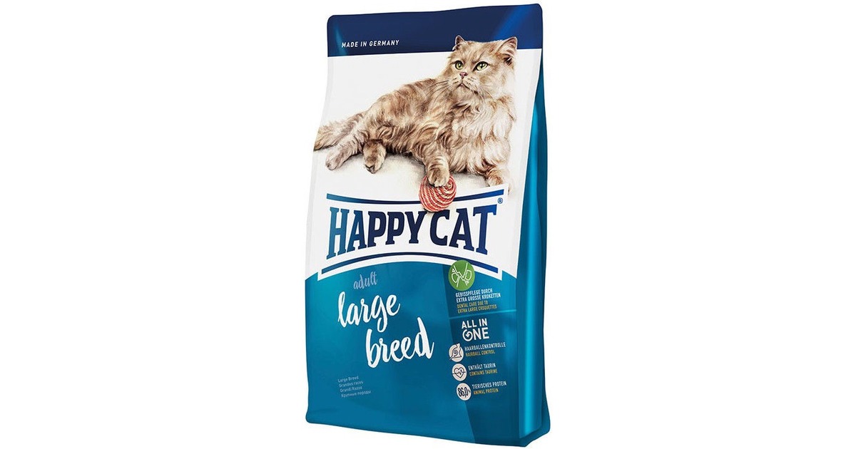 Хэппи кэт стерилизованные. Корм для кошек Happy Cat Supreme 1.4 кг. Happy Cat Supreme large Breed.