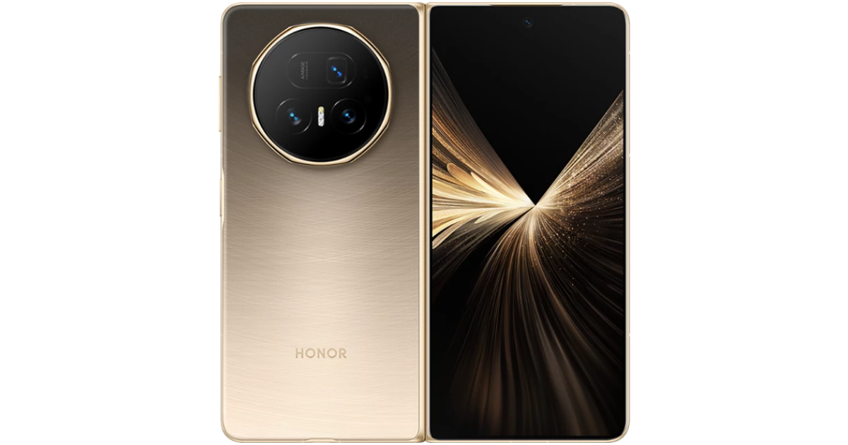 Processeur Haut De Gamme Smartphone Honor Magic V5 – 16 Go RAM / 512 Go Stockage – Doré – Débloqué – Neuf Sous Blister Protection Honor Magic V5