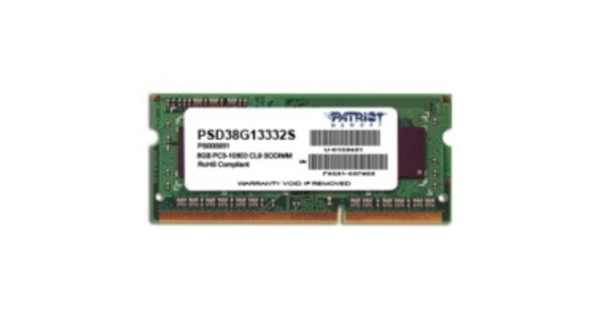 Sodimm ddr3 8gb 1333