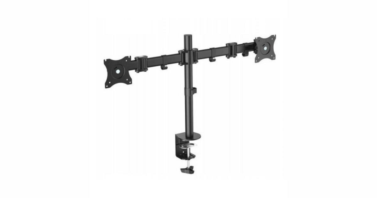 Digitus Monitori Kinnitus Universal Dual Monitor Stand With Clamp Mount 