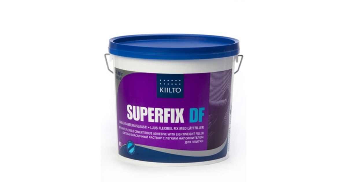 Kiilto Plaadisegu Superfix DF 4kg | Hinnavaatlus - Tehnikakaupade ...