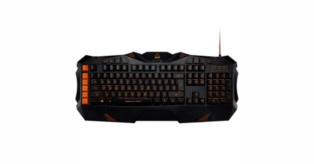 Hinnavaatlus Canyon Wired Multimedia Gaming Keyboard With Lighting Effect Marco Setting Function G1 G5 Five Keys Numbers 118keys Ru Layout