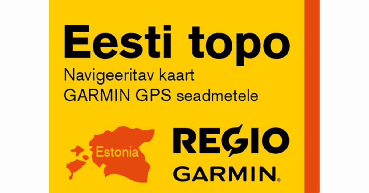 Regio Eesti Topo V2 Kaart Mälukaardil Hinnavaatlus Tehnikakaupade