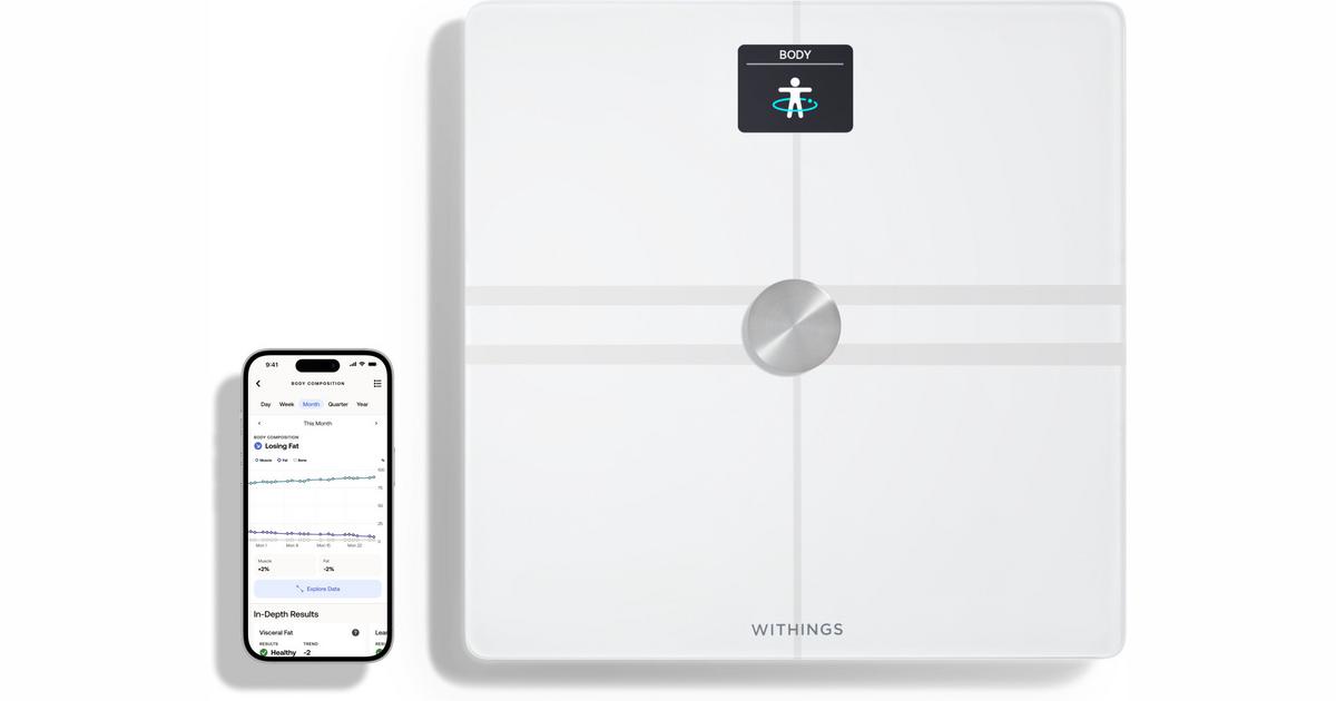Withings Body Comp Smart Scale White | Hinnavaatlus - hinnavõrdlus- ja ...
