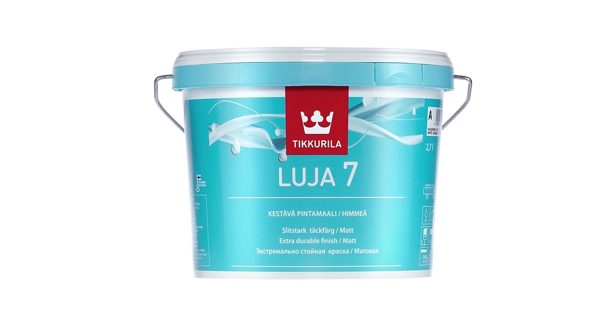 Tikkurila Seinavärv Tikkurila, Luja 7, 2,7 L, a-valge | Hinnavaatlus ...