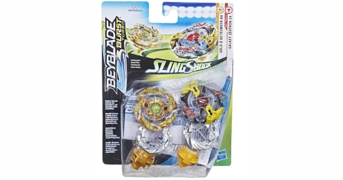 Hasbro Spinner Beyblade Burst Turbo Slingshock Duo Gold X Betromoth B4