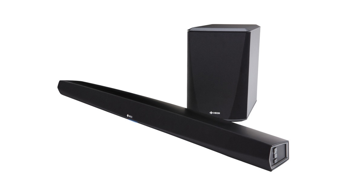 Denon HEOS Home Cinema HS2 Wireless Soundbar with Subwoofer black