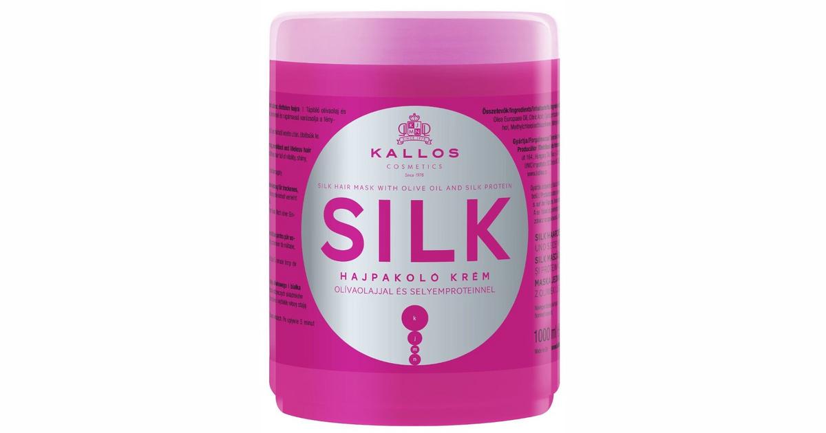 Маска для волос kallos silk hair mask 1000 мл
