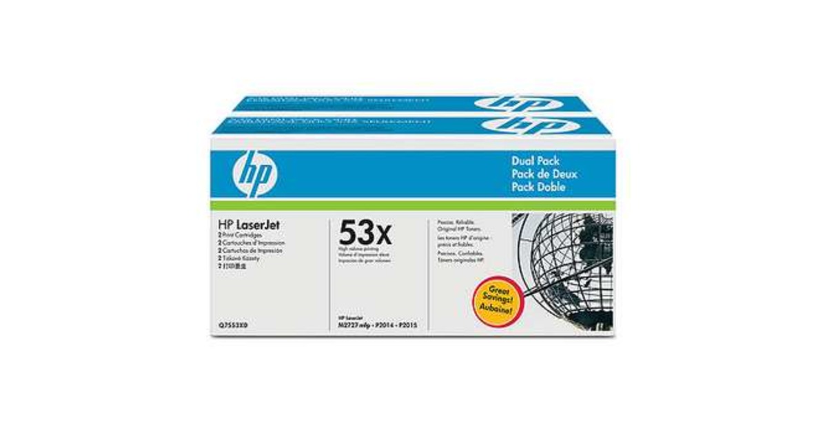 Dual pack. Картридж Dualpack 24p a4. Набор картриджей HP q7553xd. Картридж HP q7553xd q7553xd.