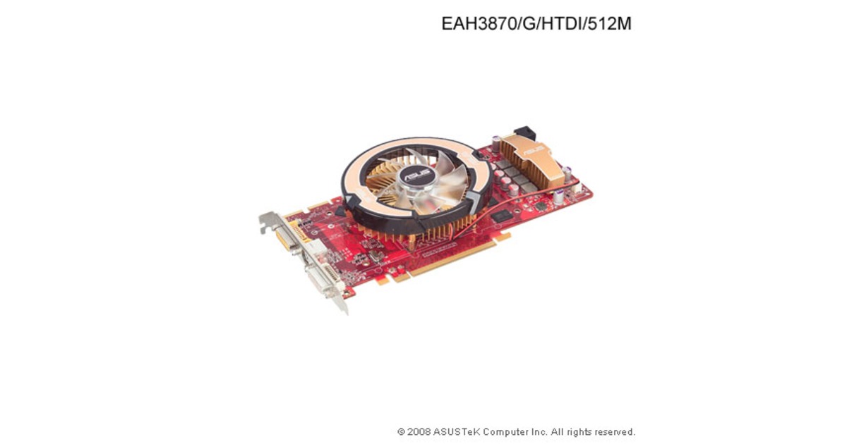 Asus RADEON EAH3870/G/HTDI/512M | Hinnavaatlus - Tehnikakaupade