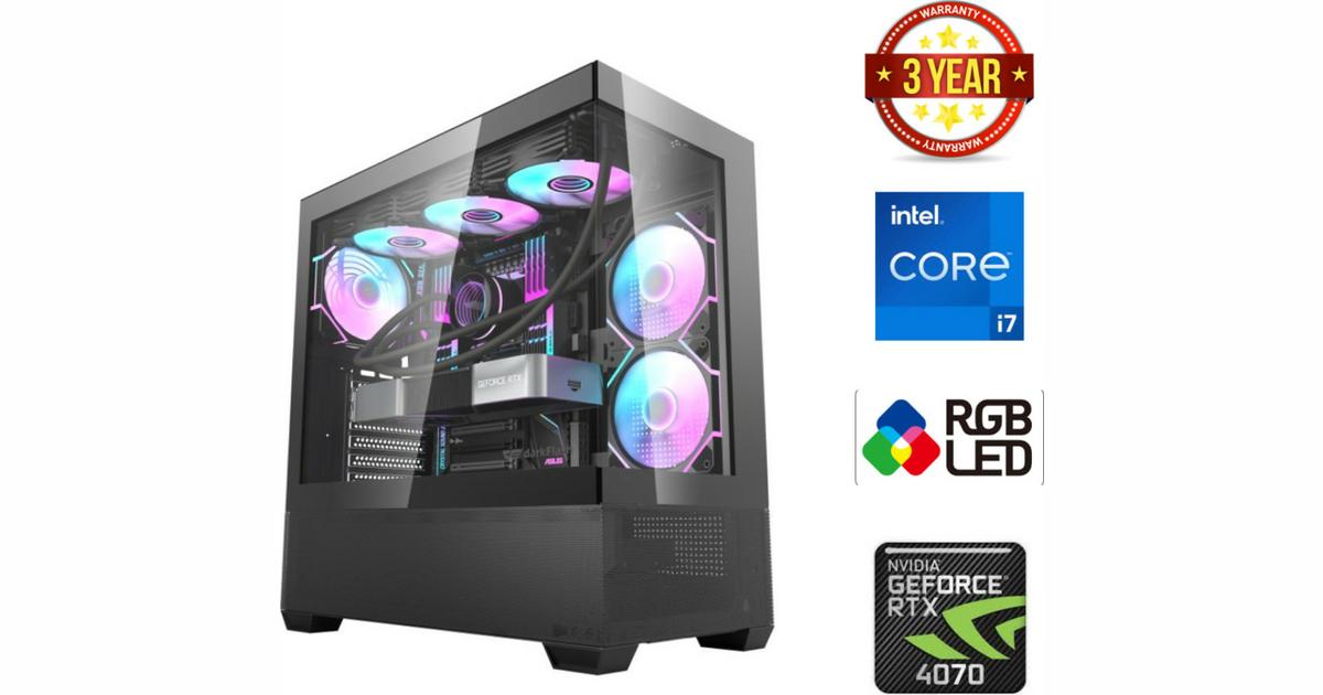 Mdata Gamer Mdata GAMER i7-13700F 16GB 1TB SSD NVME RTX 4070 Windows 11 ...