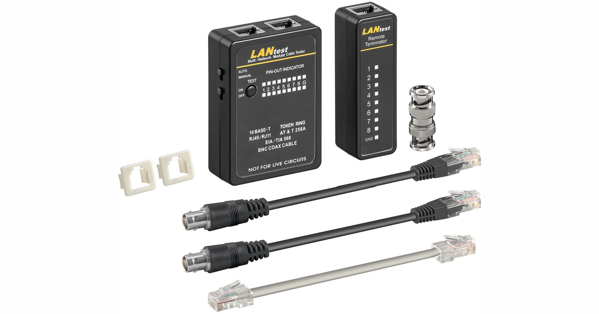 Goobay Network Cable Tester LAN Cable Tester Hinnavaatlus