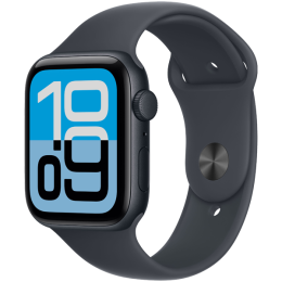 Apple Watch SE 3 GPS + Cellular 44mm Midnight Aluminum Case with Midnight Sport Band - M/L