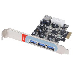 Akasa USB3.0 PCIe 1xInt 3Ext