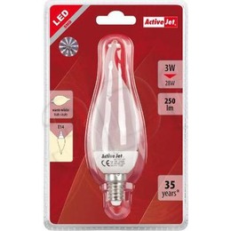 Action säästupirn SMD LED DS2014CF, 20 LED bulb with E14 mounting. Warm wide light Consumption: 3W Luminous Intencity:250 lm Compares to 28 W halogen