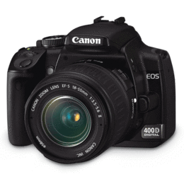 Canon EOS 400D 18-55 Lens Kit Black