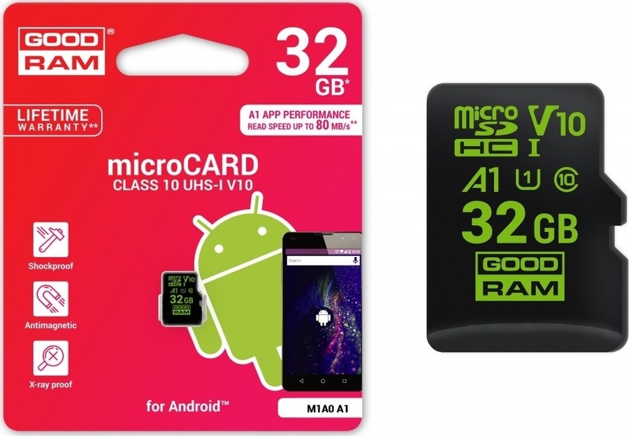 Class uhs i 10 r. GOODRAM MICROSDHC 32 GB. Карта памяти SDHC 32gb GOODRAM class 10 UHS I. Карта памяти GOODRAM 32gb (class 10). MICROSD 32 GOODRAM.