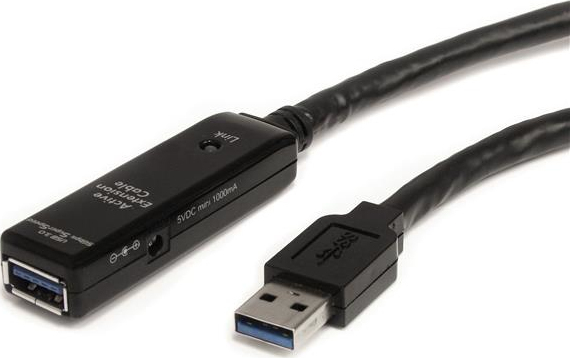 USB M//F StarTech USB2AAEXT5M StarTech.com 5m USB 2.0 Active Extension Cable