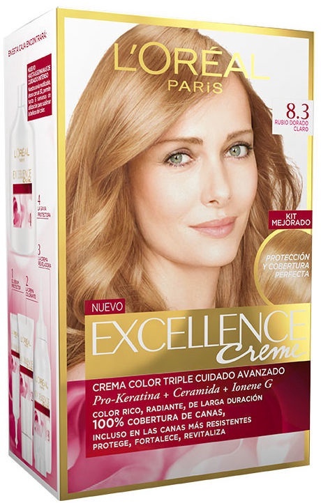 Краска для волос l'oreal excellence 8 03 пленительный блонд