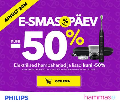 E-SMASPÄEV - Elektrilised hambaharjad ja lisad