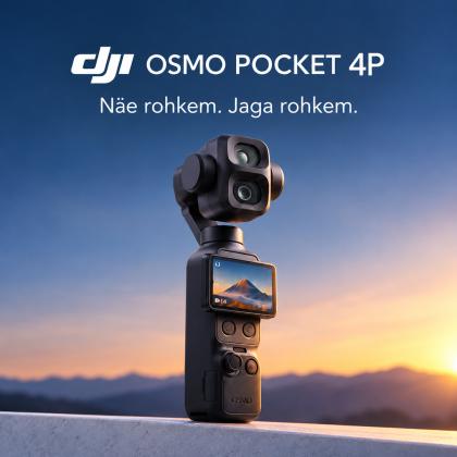 DJI Osmo Pocket 4P viib videosisu täiesti uuele tasemele!