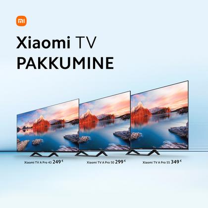 Xiaomi  TV A PRO soodusmüük! Google TV, 4K UHD, MEMC, HDR