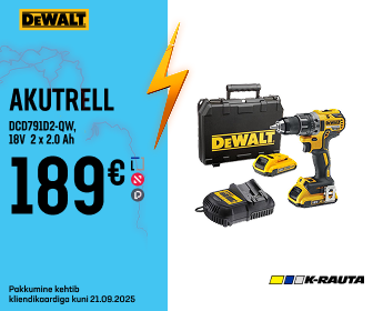 Välgukiirusel K-rautasse! ⚡Suurepärased pakkumised kehtivad vaid 4 päeva! 