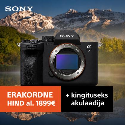 Sony a7 IV on erakordselt soodne + kingitus!